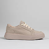 Кросівки жіночі бежеві шкіряні, фото 5