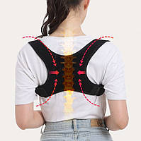 Якісний коректор постави для спини регульований бежевий розміру L 29137 L, фото 8