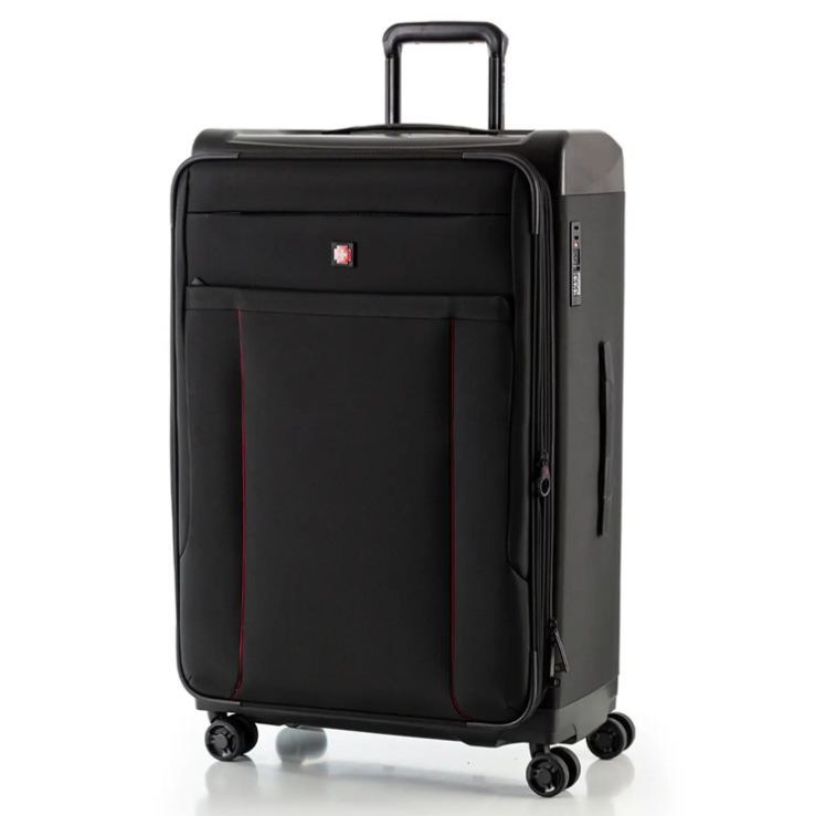 Чемодан на колесах для подорожей Swissbrand Perth (L) Black (SWB_LYPER001L) Швейцарія