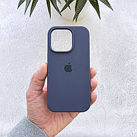 Чехол для iPhone 14 Pro Max Silicone Case Full Midnight Blue (силиконовый темно-синий на айфон 14 про макс)
