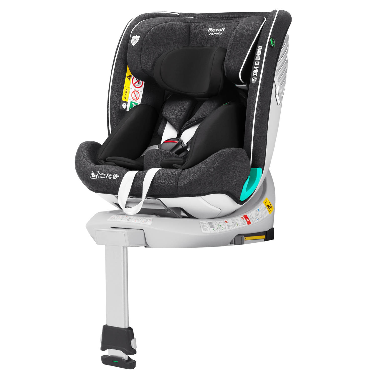 Автокрісло Carrello Revolt CRL-15805 Space Black i-Size 40-150см ISOFIX (Карелло револьт Від народження до 12 років