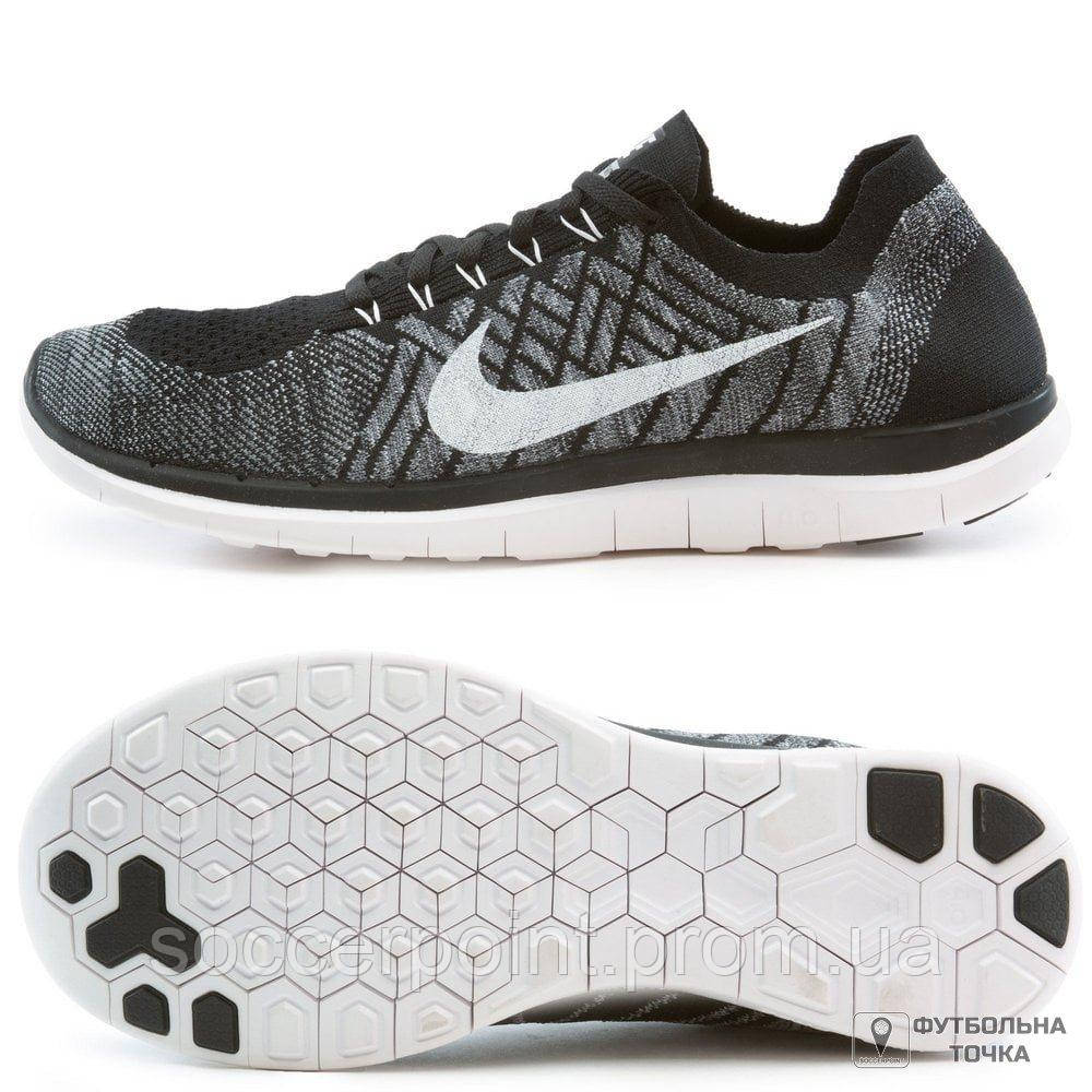 Кросівки бігові Nike Free 4.0 Flyknit 717075-001 (717075-001). Чоловічі кросівки для бігу. Чоловіче спортивне взуття.