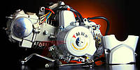 Двигатель Актив Дельта-125/125см 54мм алюминиевый цилиндр полуавтомат NEW