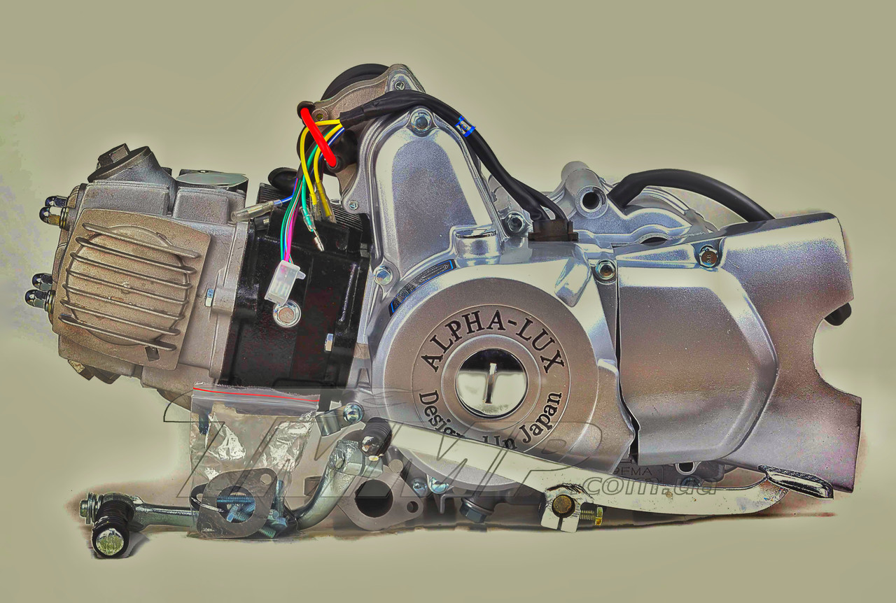 Двигатель Альфа / Дельта 110куб полуавтомат d-52.4мм Alpha Lux - фото 5 - id-p2119459918