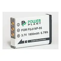Аккумулятор для фотоаппарата PowerPlant Fuji NP-95 Black 1800mAh