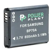 Аккумулятор для фотоаппарата PowerPlant Samsung BP70A Black 850mAh