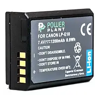 Аккумулятор для фотоаппарата PowerPlant Canon LP-E10 Black 1200mAh
