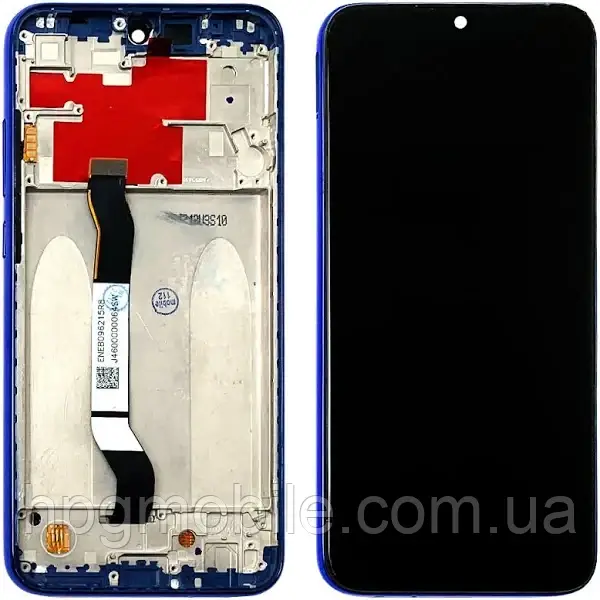 Дисплей Xiaomi Redmi Note 8T модуль (екран, сенсор) з рамкою, оригінал, Синій, фото 1