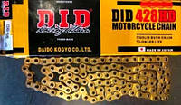 Цепь 428H- 98L Альфа Дельта gold D.I.D. качество