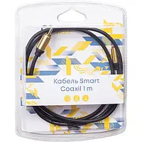 Коаксіальний кабель PowerPlant 26AWG Black 1 м (CA911752)