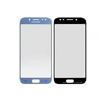 Стекло корпуса Samsung J530 Galaxy J5 (2017), с OCA-пленкой, silver / blue