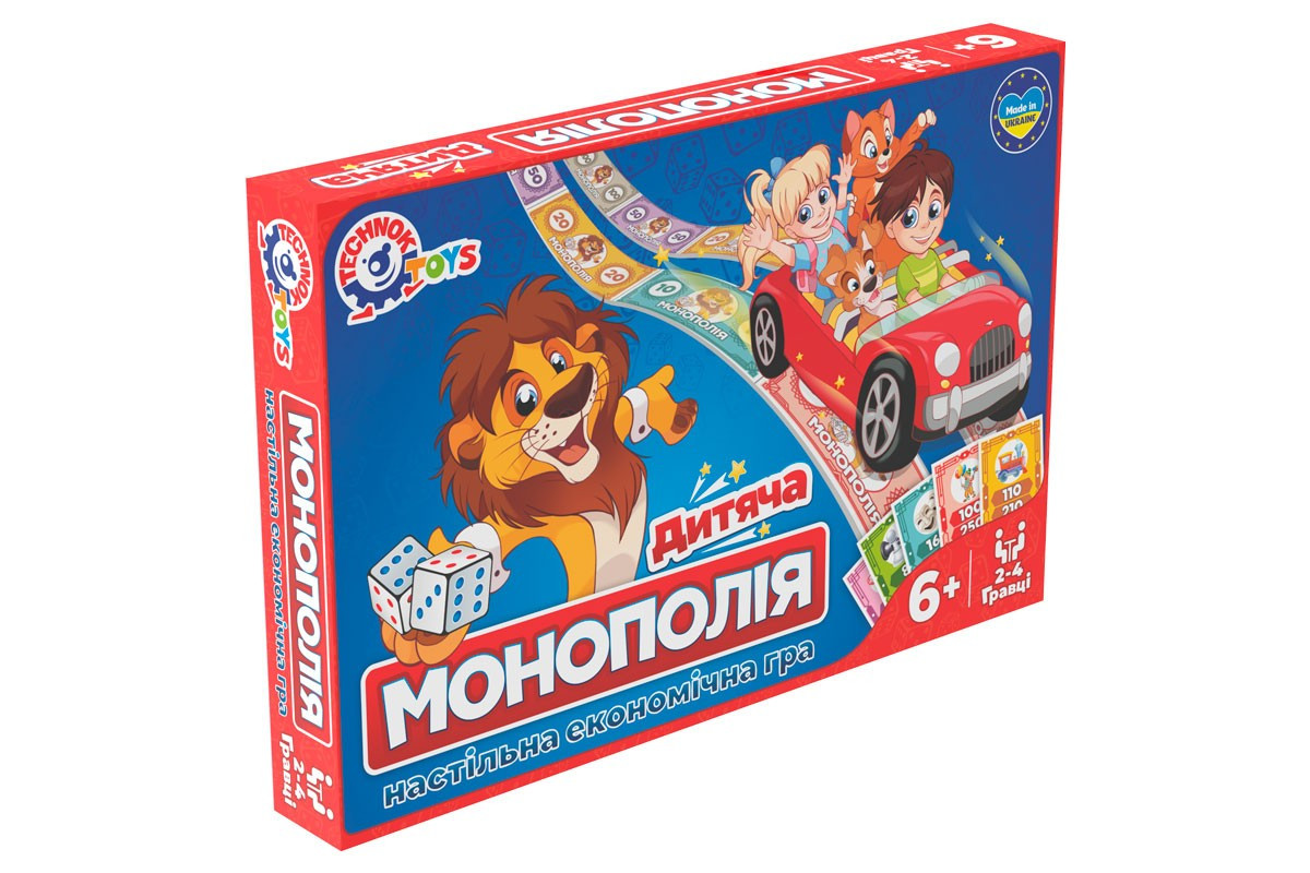 Економічна гра "Дитяча монополія ТехноК", арт.0755, фото 1