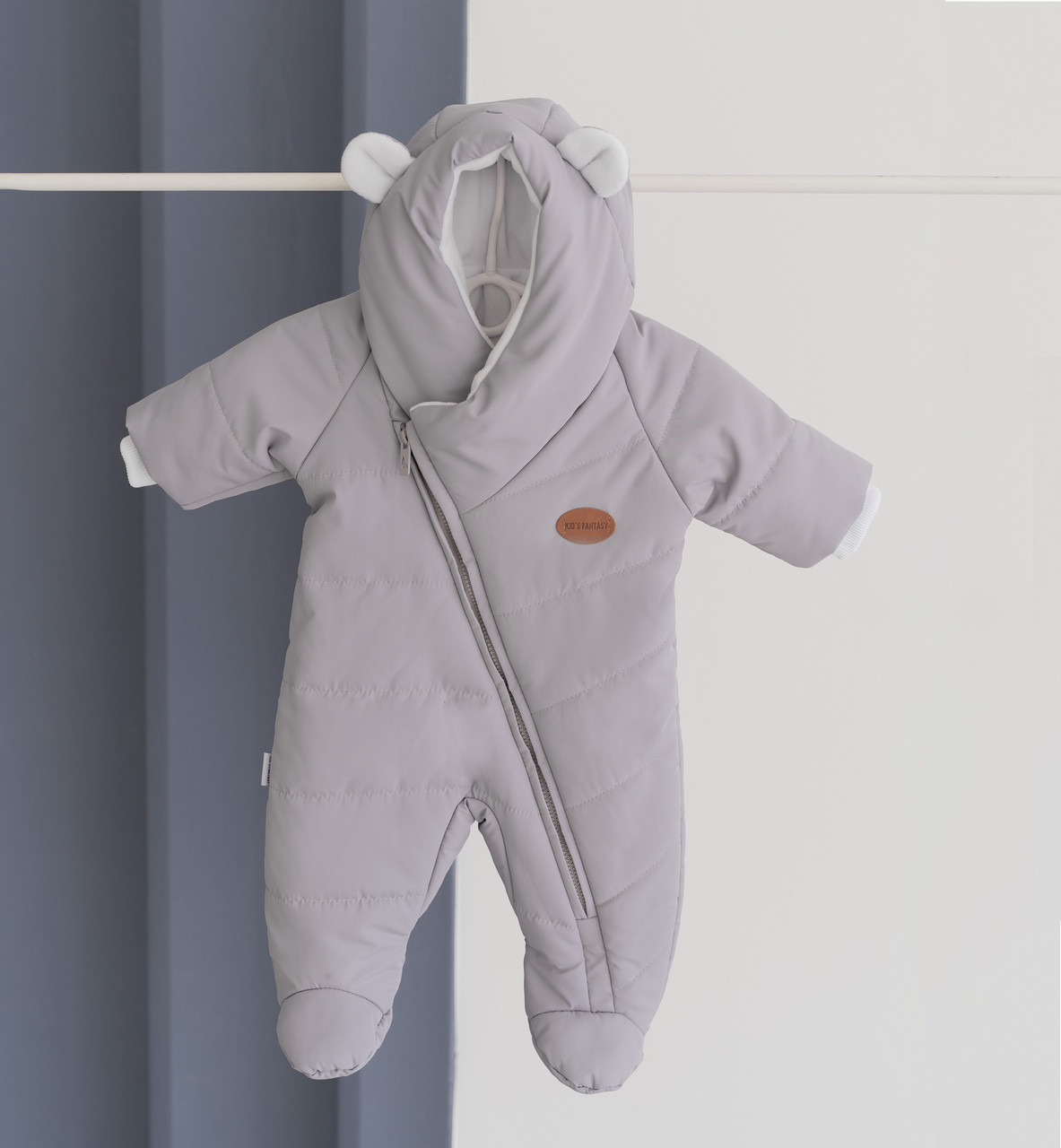 Дитячий демісезонний комбінезон с капюшоном для новонародженого  BELLISSIMO 62 68 74 см