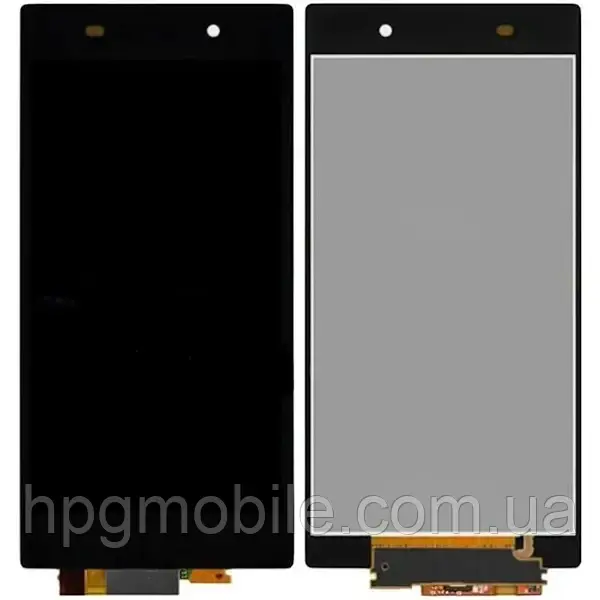 Дисплей Sony Xperia Z1 (C6902/С6903/С6906/С6943) модуль (екран,сенсор) оригінал, Чорний, фото 1