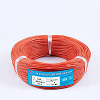 Кабель 24AWG в силиконовой изоляции 50 см (красный)