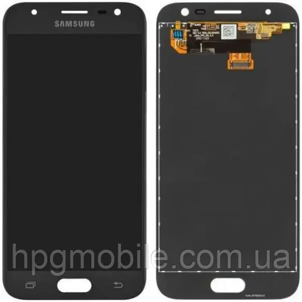 Дисплей Samsung J330 J3 2017 модуль (екран, сенсор) Чорний, фото 1