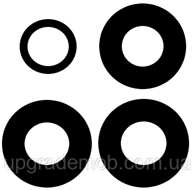 Скло камери Oppo Reno 5/Reno 5 Pro 5G без рамки комплект 4, фото 1