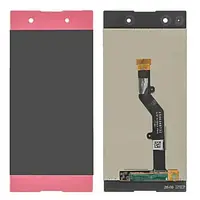 Дисплей Sony G3412 Xperia XA1 Plus Dual / G3416 / G3421 / G3423 / G3426 в сборе с сенсором pink
