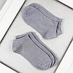 Шкарпетки жіночі 6 пар «Light Grey» короткі бавовна преміум сегмент розмір 35-38, фото 3