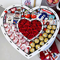 Подарок любимой женщине, Подарочный бокс со сладостями, Подарки на день рождения девушке Сладкий бокс