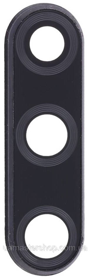 Скло камери Honor 20 Lite/10i/20i з рамкою чорного кольору Magic Night Black, фото 1