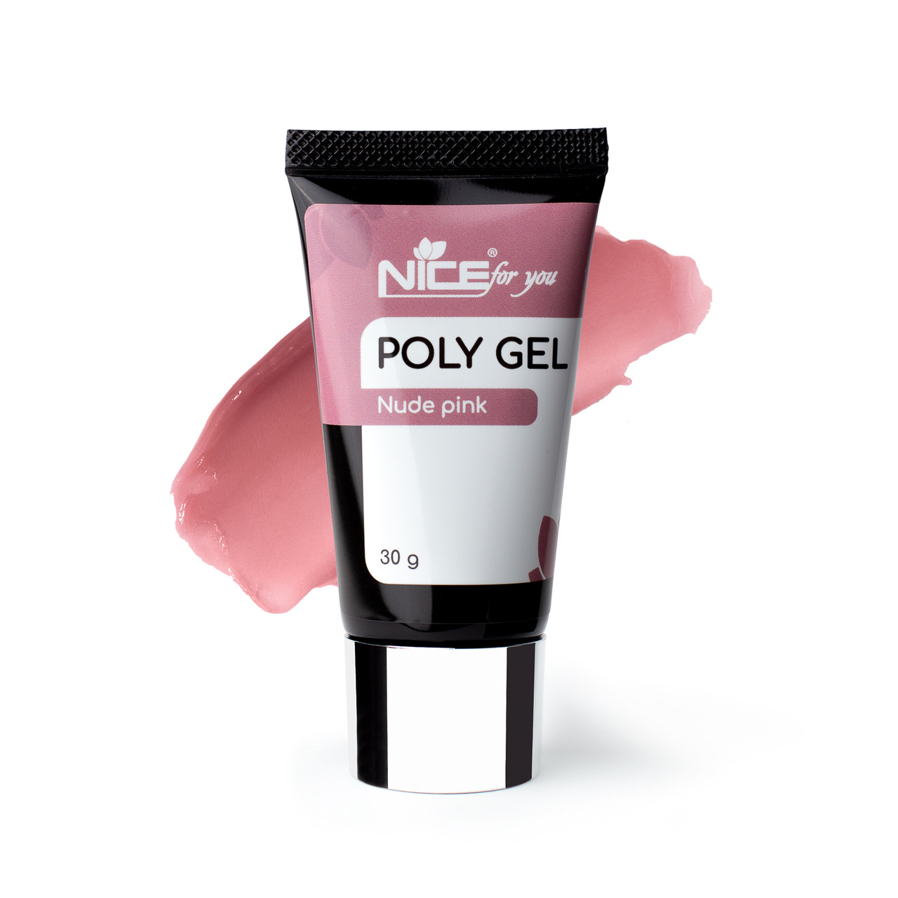Полігель Nice for you Nude Pink Попелясто-рожевий 30 г