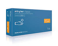 Перчатки медицинские нитриловые Mercator Medical Nitrylex Classic размер XS (100 шт/50 пар/уп)