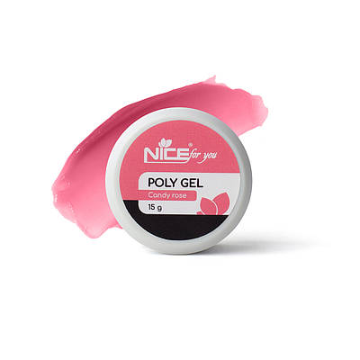 Полігель Nice for you Candy Rose Рожевий 15 г