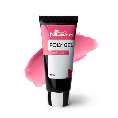 Полігель Nice for you Candy Rose Рожевий 60 г