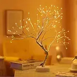 Світильник дерево Бонсай Краплі нічник USB Bonsai Raindrop LED Tree light H20in з таймером, фото 2