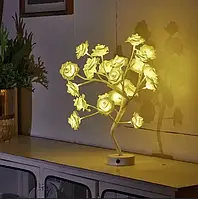 Світильник дерево Бонсай Троянди нічник USB Bonsai Rose LED Tree light H20in з таймером