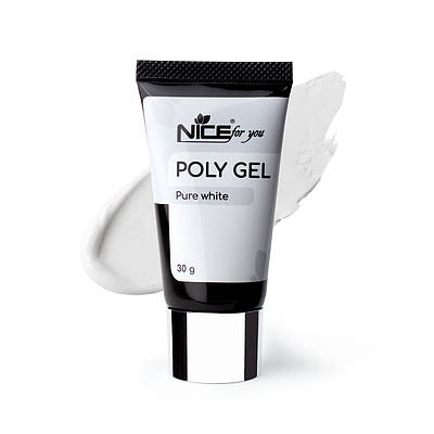 Полігель Nice for you Pure White Білий 30 г