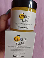 Крем для обличчя FARMSTAY CITRUS YUJA VITALIZING MOISTURE CREAM - 80 г