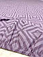 Простирадло на резинці двоспальне "Фіолетові ромби" | Бязь 180х200 см, фото 2