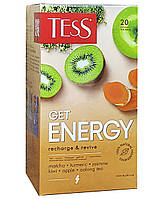 Чай TESS Get energy оолонг с добавлением зеленого и растительными компонентами 20 пак (56587)