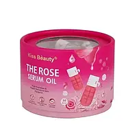 Сироватка-олія для обличчя з трояндою в капсулах Kiss Beauty The Rose Serum Oil 30 шт. х 2 мл