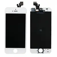 Дисплей Apple iPhone 5 в сборе с сенсором и рамкой white (Original PRC)