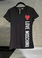 Женская футболка черного цвета Love Moschino