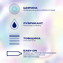 Презервативи Durex Іnvisible латексні з силіконовою змазкою ультратонкі 3 шт. 5052197049589 smart