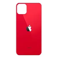 Задняя крышка (стекло) iPhone 11 red (big hole)