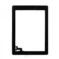 Сенсор iPad 2 с кнопкою меню (home) black (orig)