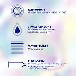 Презервативи Durex Invisible Extra Lube ультратонкі з додатковою змазкою 12 шт. 5052197057089 smart