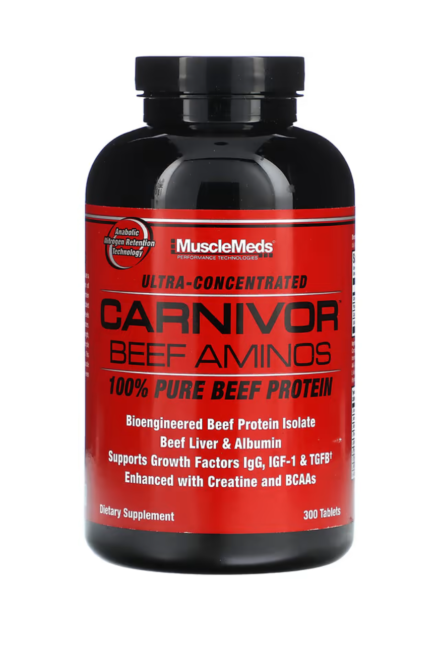 MuscleMeds Carnivor Beef Aminos 300 Tablets