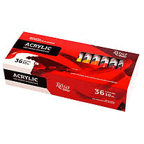 Набір акрилових фарб 36 кольорів по 10 мл Rosa Studio, 9074776