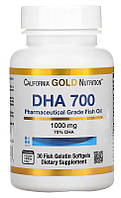 Омега-3 фармацевтического класса, ДГК 700, 1000 мг, 30 капс. "California Gold Nutrition"