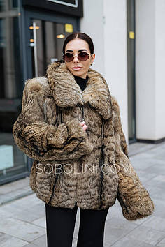 Шубка універсальна з натурального хутра