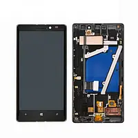 Дисплей Nokia 930 Lumia в сборе с сенсором и рамкой black orig