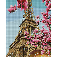 Алмазная мозаика вышивка 40х50 см Весна в Париже Brushme DBS1005