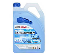 AUTO DRIVE Омыватель стекла зимний ,Auto Drive Winter Screenwash Sport -22 °C, 4Л.(1шт.) (AD0123)