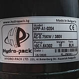 Маслостанція 380V-0,75kW 1,8 CM³ 8L (Електрогідравліка / Power Pack) (доклевелер) HIDROS, фото 2